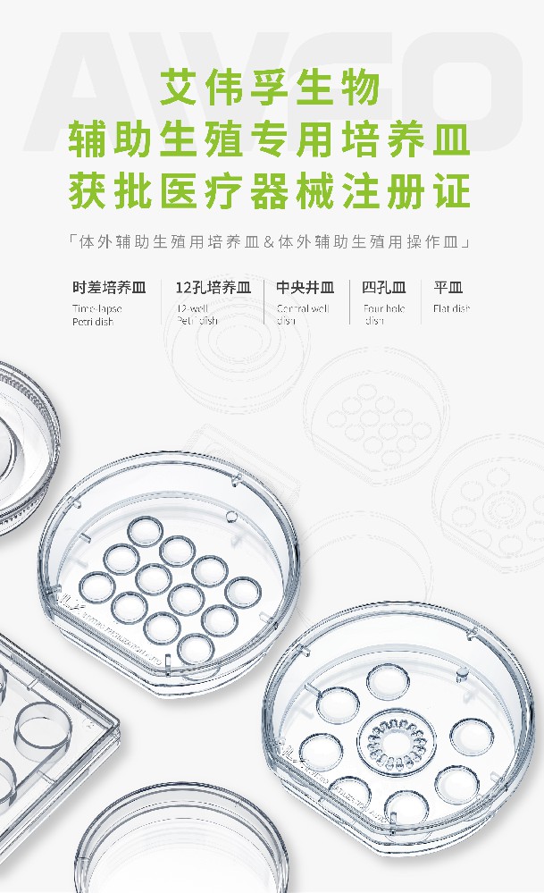 喜報(bào) | 艾偉孚生物輔助生殖專用培養(yǎng)皿已獲批醫(yī)療器械注冊證！
